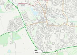 Elms Road Gallery: Bassetlaw S80 1 Map