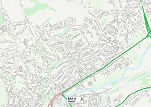 Blenheim Gardens Gallery: Bath and North East Somerset BA1 6 Map