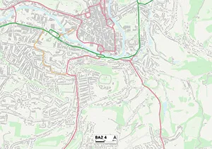 Vane Street Gallery: Bath and North East Somerset BA2 4 Map