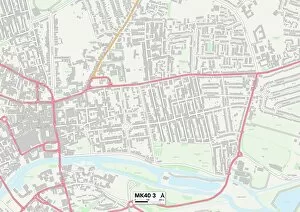 Shaftesbury Avenue Gallery: Bedford MK40 3 Map