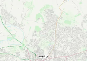 Wansbeck Road Gallery: Bedford MK41 7 Map