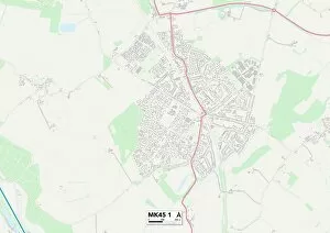 Hatfield Road Gallery: Bedford MK45 1 Map