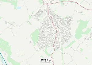 Hatfield Road Gallery: Bedford MK45 1 Map
