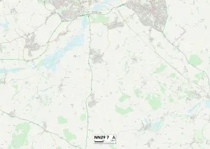 Warren Close Gallery: Bedford NN29 7 Map