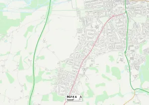Valley Road Gallery: Berkshire RG14 6 Map