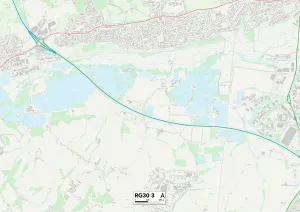 Folly Lane Gallery: Berkshire RG30 3 Map