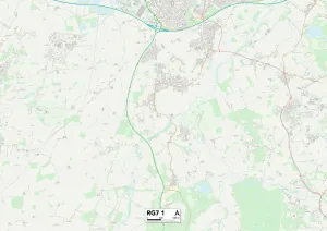 Hill View Gallery: Berkshire RG7 1 Map