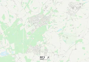 Warren Close Gallery: Berkshire RG7 3 Map