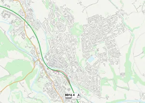 Spa Lane Gallery: Bingley BD16 4 Map