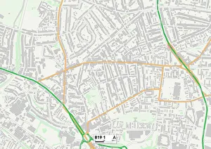 Hatfield Road Gallery: Birmingham B19 1 Map