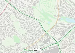 Grange Road Gallery: Birmingham B24 0 Map
