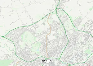 Hill View Gallery: Blackburn with Darwen BB1 8 Map