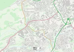 Spring Lane Gallery: Blackburn with Darwen BB2 2 Map