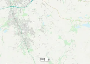 Ash Grove Gallery: Blackburn with Darwen BB3 3 Map