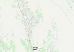 Gladstone Street Gallery: Blaenau Gwent NP13 3 Map