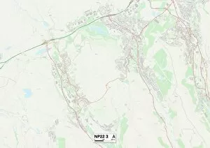 Blaenau Gwent NP22 3 Map