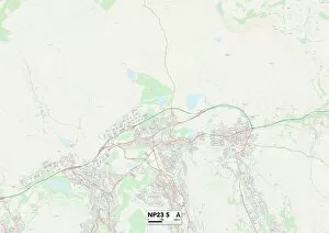 Reservoir Road Gallery: Blaenau Gwent NP23 5 Map