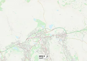 Cherry Close Gallery: Blaenau Gwent NP23 5 Map