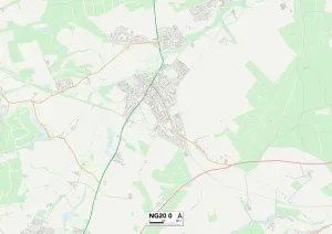 Wood Lane Gallery: Bolsover NG20 0 Map