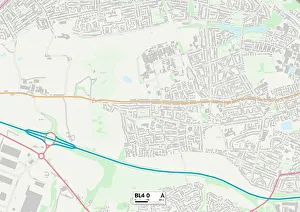 Spa Lane Gallery: Bolton BL4 0 Map