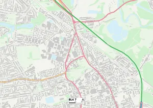 Miles Street Gallery: Bolton BL4 7 Map