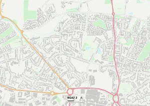 St Anthonys Close Gallery: Bracknell Forest RG42 2 Map
