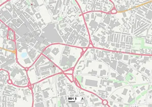 Park Gate Gallery: Bradford BD1 5 Map