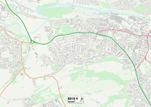 Parkfield Road Gallery: Bradford BD18 4 Map