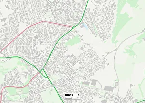 Hatfield Road Gallery: Bradford BD2 3 Map