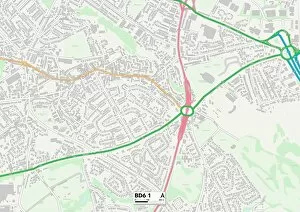 Bradford BD6 1 Map