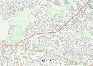 Fairway Avenue Gallery: Bradford BD7 4 Map