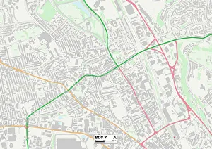 Parkfield Road Gallery: Bradford BD8 7 Map
