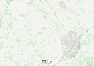 Hatfield Road Gallery: Braintree CM8 1 Map
