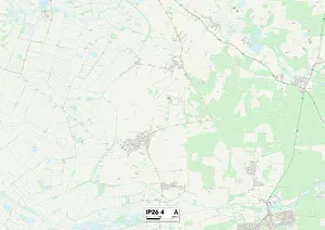 Stoke Road Gallery: Breckland IP26 4 Map