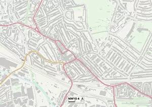 Furness Road Gallery: Brent NW10 4 Map