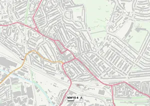 Furness Road Gallery: Brent NW10 4 Map