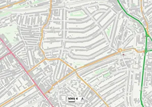 Brent Gallery: Brent NW6 4 Map