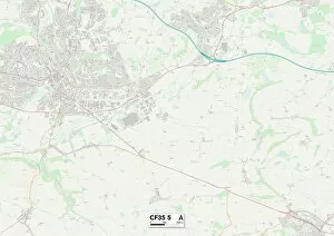 Wick Road Gallery: Bridgend CF35 5 Map