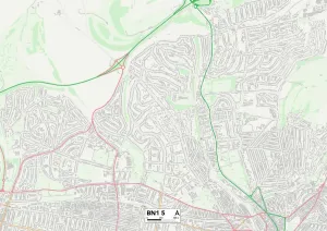 Stafford Road Gallery: Brighton and Hove BN1 5 Map