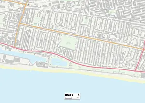 Seaford Road Gallery: Brighton and Hove BN3 4 Map