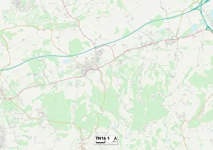 Ash Road Gallery: Bromley TN16 1 Map