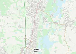 Fern Close Gallery: Broxbourne EN10 6 Map