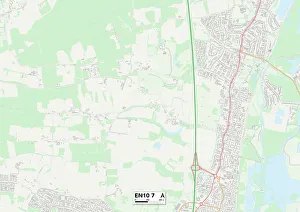 Monks Close Gallery: Broxbourne EN10 7 Map