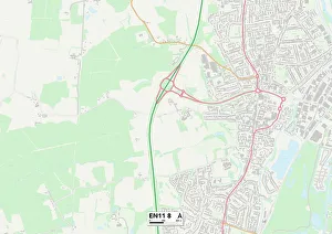 Langton Road Gallery: Broxbourne EN11 8 Map