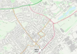 Firs Avenue Gallery: Broxtowe NG9 2 Map