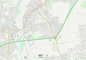 Bridgend Gallery: Broxtowe NG9 7 Map
