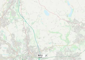 Hillside Crescent Gallery: Bury BL9 6 Map