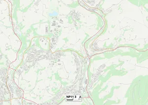 Fern Close Gallery: Caerphilly NP11 3 Map