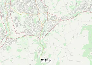 Hill View Gallery: Caerphilly NP12 2 Map