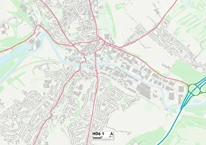 Briggate Gallery: Calderdale HD6 1 Map
